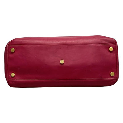 Saint Laurent Paris Vaulisse Pink Reversible Leather Tote Bag