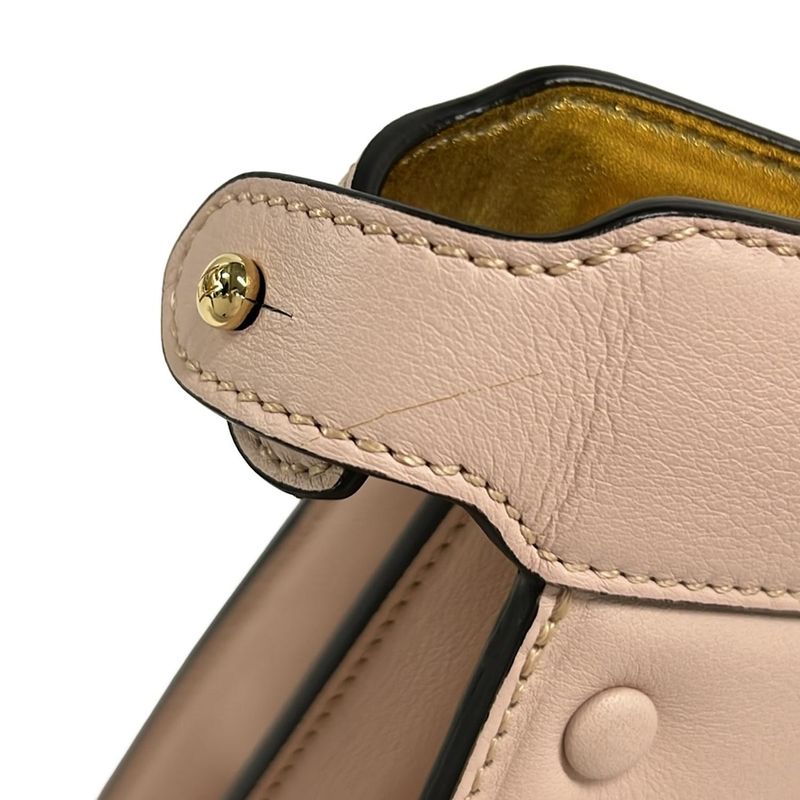 Fendi Handbag Excellent Condition Peekaboo Icyou East West 8bn323 Light Pink