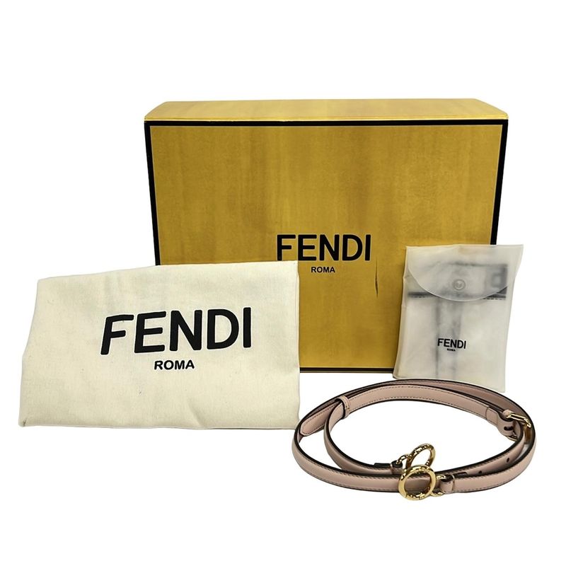 Fendi Handbag Excellent Condition Peekaboo Icyou East West 8bn323 Light Pink