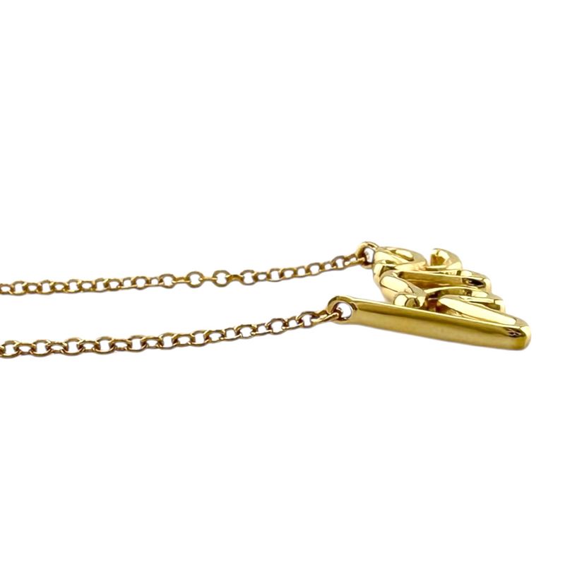 Tiffany & Co Graffiti Love Necklace 18k Gold 18K Yellow Gold Ladies Tiffany &