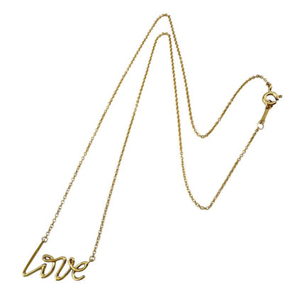 Tiffany & Co Graffiti Love Necklace 18k Gold 18K Yellow Gold Ladies Tiffany &