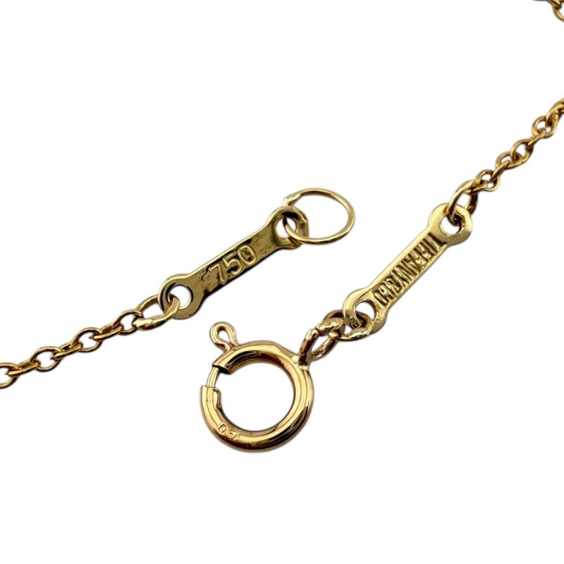 Tiffany & Co Open Heart Necklace 18k Gold 18K Yellow Gold Ladies Tiffany & Co