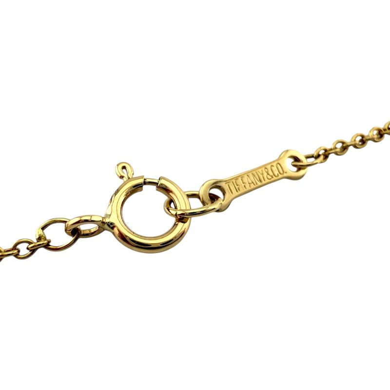 Tiffany & Co Bird Cross Necklace 18k Gold 18K Yellow Gold Ladies Tiffany & Co