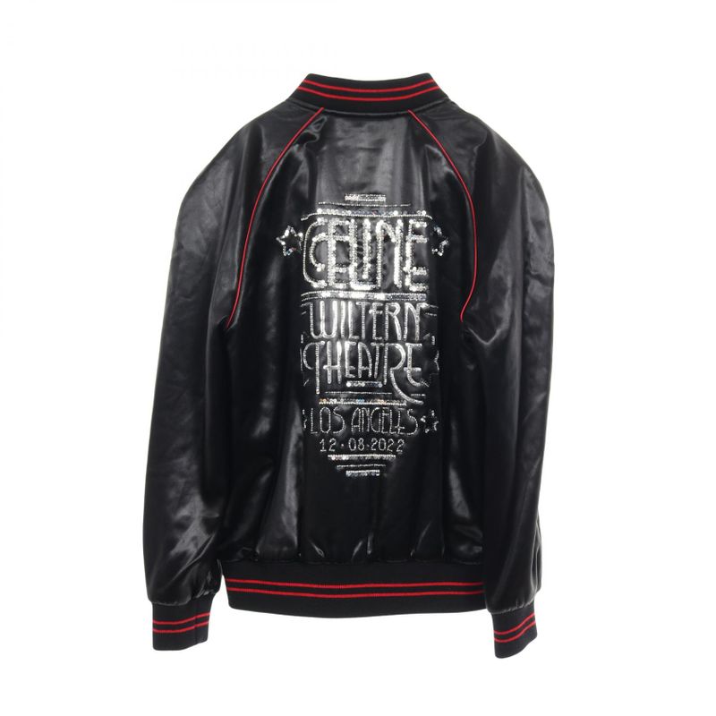 Celine Blouson Celine at the Wiltern Liquid Satin Teddy Blouson Silk Jacket