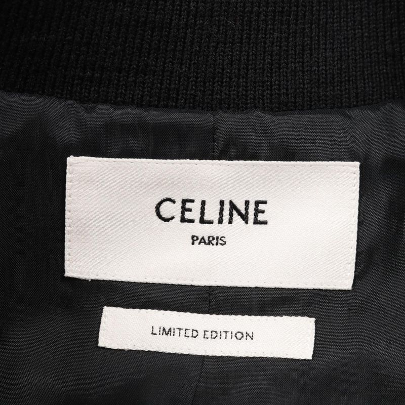 Celine Blouson Celine at the Wiltern Liquid Satin Teddy Blouson Silk Jacket