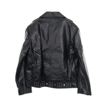 Louis Vuitton Leather Jacket Biker Jacket Leather Jacket Ladies Used a