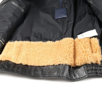 Louis Vuitton Leather Jacket Biker Jacket Leather Jacket Ladies Used a