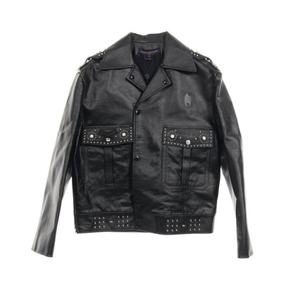 Louis Vuitton Leather Jacket Biker Jacket Leather Jacket Ladies Used a