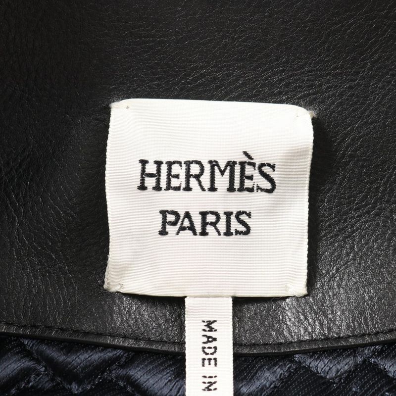Hermes Leather Jacket Other Jacket Ladies Used a