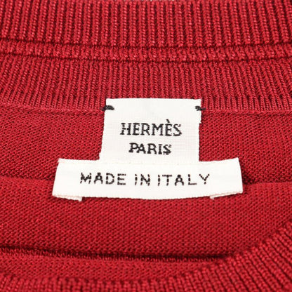 Hermes Knit Chaine D'ancre Silk Cotton Knit Women Used a