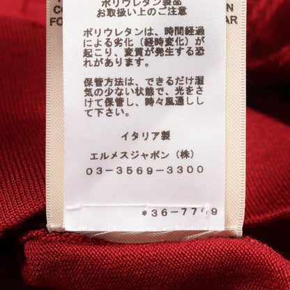 Hermes Knit Chaine D'ancre Silk Cotton Knit Women Used a