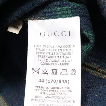Gucci Jumbo GG Check Wool Shirt Men's Used a