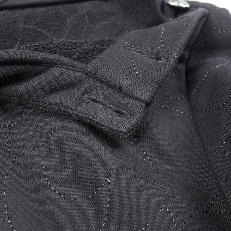 Chanel Sweatshirt Coco Mark Button Camellia Cotton Sweatshirt Ladies Used a