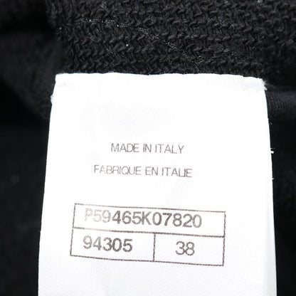 Chanel Sweatshirt Coco Mark Button Camellia Cotton Sweatshirt Ladies Used a