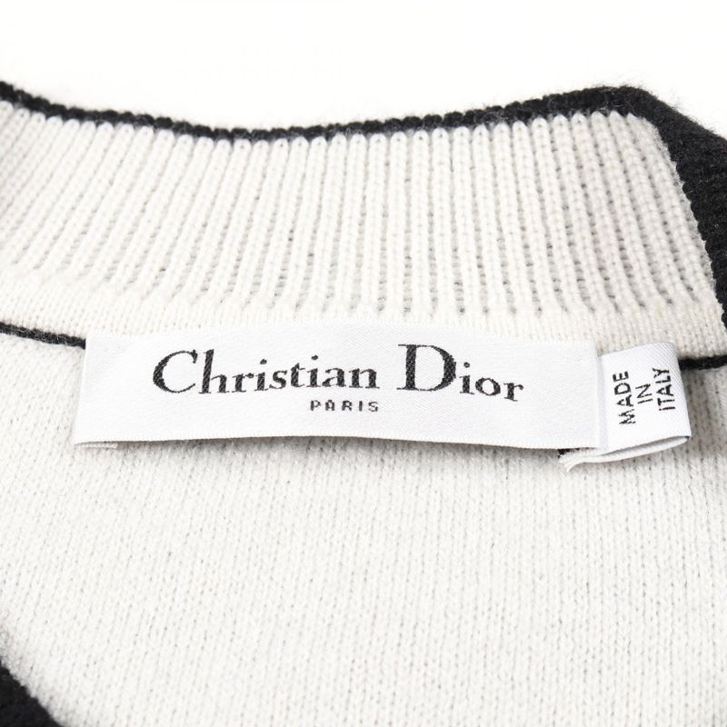 Dior Knit J'adior 8 Boxy Sweater Cashmere Knit Women Used a