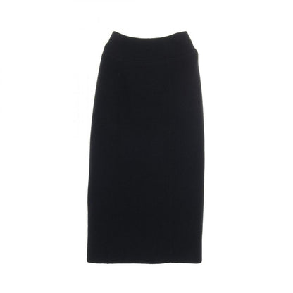 Hermes Skirt Serie Button Knit Cashmere Knit Women Used a