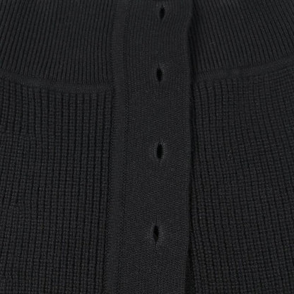 Hermes Skirt Serie Button Knit Cashmere Knit Women Used a