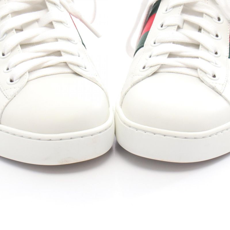 Gucci Sneakers Ace Sherry Line Leather Sneakers Men's Used a