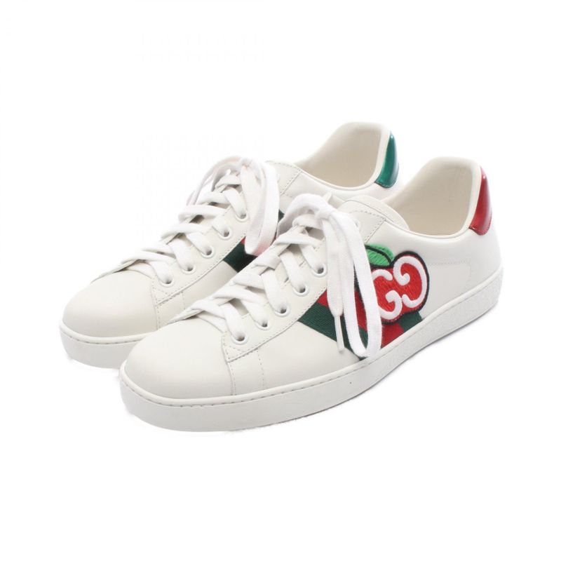 Gucci Sneakers Ace Sherry Line Leather Sneakers Men's Used a