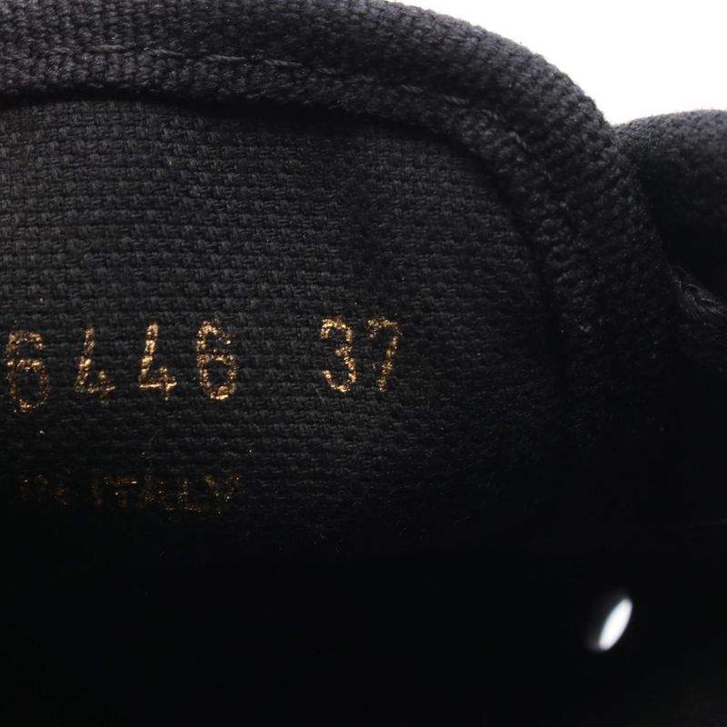 Saint Laurent Paris Sneakers Malibu Black Canvas Leather Sneakers Women Used a