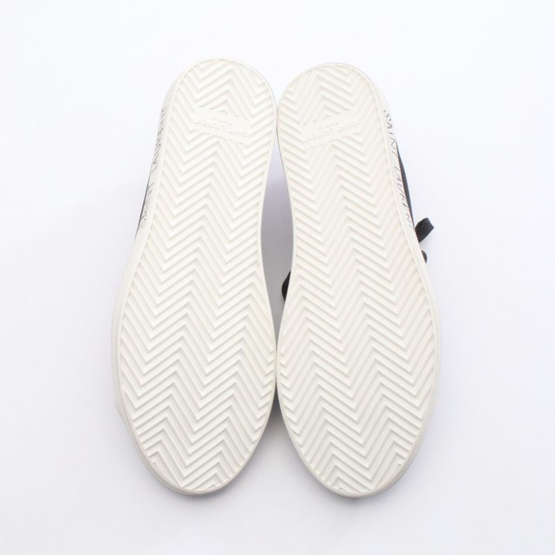 Saint Laurent Paris Sneakers Malibu Black Canvas Leather Sneakers Women Used a