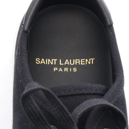 Saint Laurent Paris Sneakers Malibu Black Canvas Leather Sneakers Women Used a