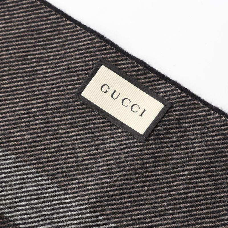 Gucci Scarf 3875744g2002764 Brown Wool Scarf Unisex