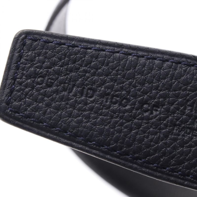 Hermes Belt Horse Motif Buckle Calf Belt Men's Unused