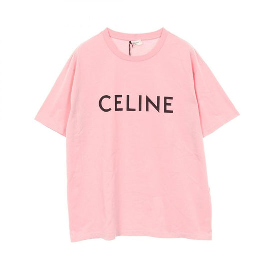 Celine Cut and Sewn Loose 2x681671q Pink Cotton T-Shirt Men's Never Used