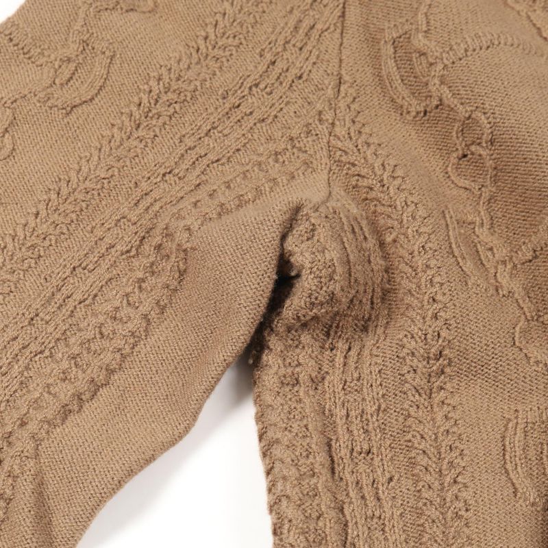 Hermes Dress Chaine D'ancre Wool Dress Women Used a