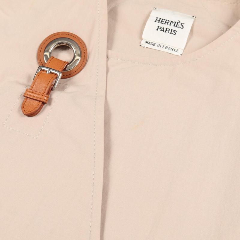 Hermes Wrap Coat Wrap 2e0106dj Other Coat Ladies Used a