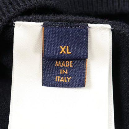Louis Vuitton Knit Monogram Sleeve Wool Cashmere Knit Men's Used B