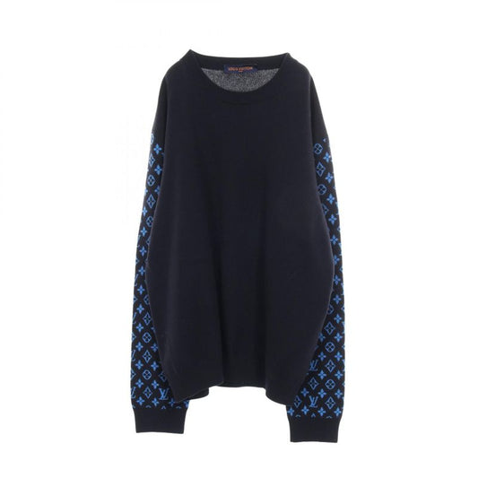 Louis Vuitton Knit Monogram Sleeve Wool Cashmere Knit Men's Used B