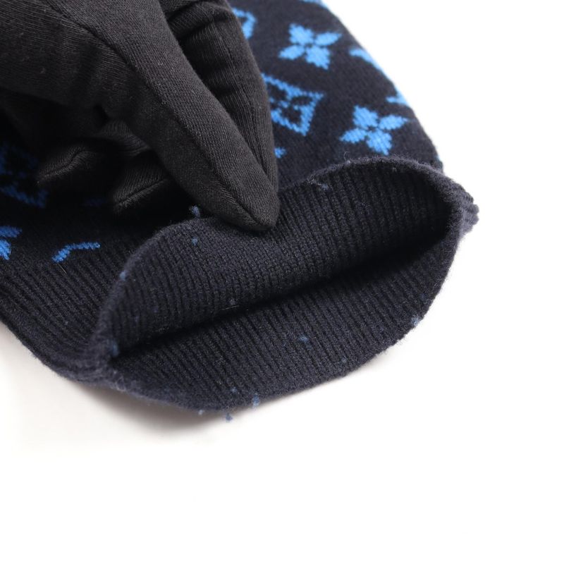 Louis Vuitton Knit Monogram Sleeve Wool Cashmere Knit Men's Used B