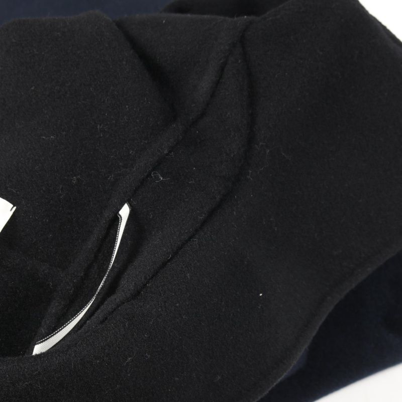 Hermes Serie Button Cashmere Coat Women's Used a