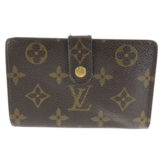 Louis Vuitton Monogram Portefeuille Viennois Brown PVC M61674 Foldable Wallet