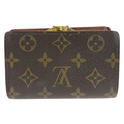 Louis Vuitton Monogram Portefeuille Viennois Brown PVC M61674 Foldable Wallet