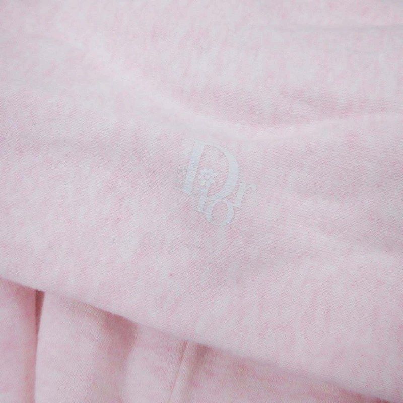 23ss Dior Erl Dior Erl Lame Mix Sweatshirt Hoodie Pullover Cut Cotton Lined