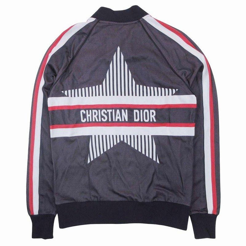 Christian Dior Track Jacket Line Star Logo Track Jacket Blouson Jersey Zip Up