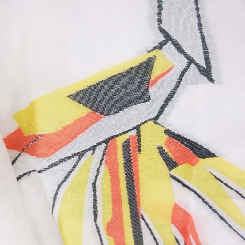 16ss Fendi Resort Collection Birds of Paradise Dress Silk Blend Birds of