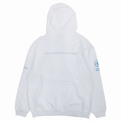 23ss Balenciaga Wfp Logo Print Hoodie Sweatshirt Pullover Lined Cotton Oversize D