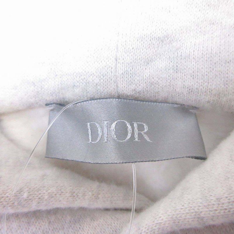 23ss Dior Erl Dior Erl Lame Mix Sweatshirt Hoodie Pullover Cut Cotton Lined
