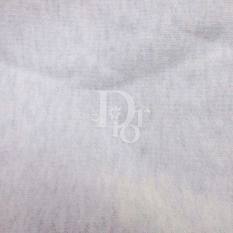 23ss Dior Erl Dior Erl Lame Mix Sweatshirt Hoodie Pullover Cut Cotton Lined