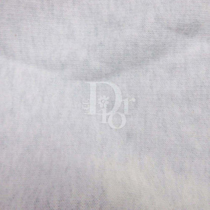 23ss Dior Erl Dior Erl Lame Mix Sweatshirt Hoodie Pullover Cut Cotton Lined