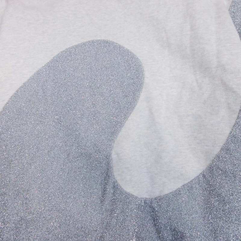 23ss Dior Erl Dior Erl Lame Mix Sweatshirt Hoodie Pullover Cut Cotton Lined