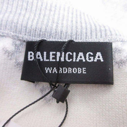 22aw Balenciaga Wardrobe Balenciaga Wardrobe Multi-Logo Allover Round Knit