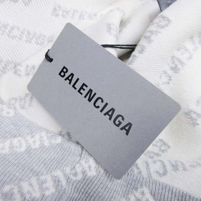 22aw Balenciaga Wardrobe Balenciaga Wardrobe Multi-Logo Allover Round Knit