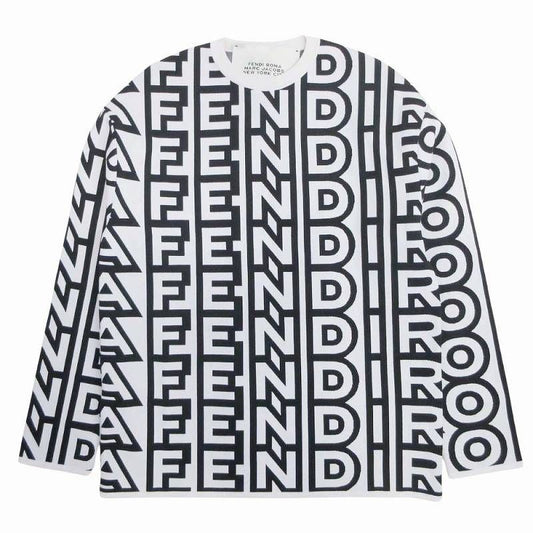 23ss Fendi Marc Jacobs Fendi Marc Jacobs Logo Pattern Knit Sweater Pullover