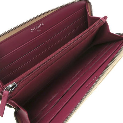 Chanel Round Zipper Long Wallet