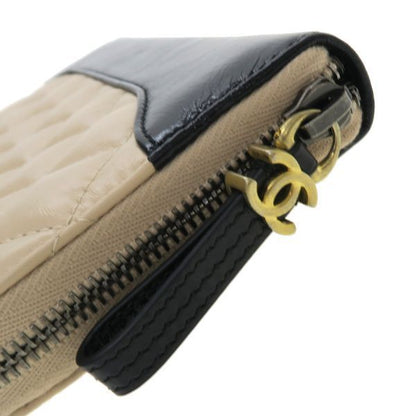 Chanel Round Zipper Long Wallet